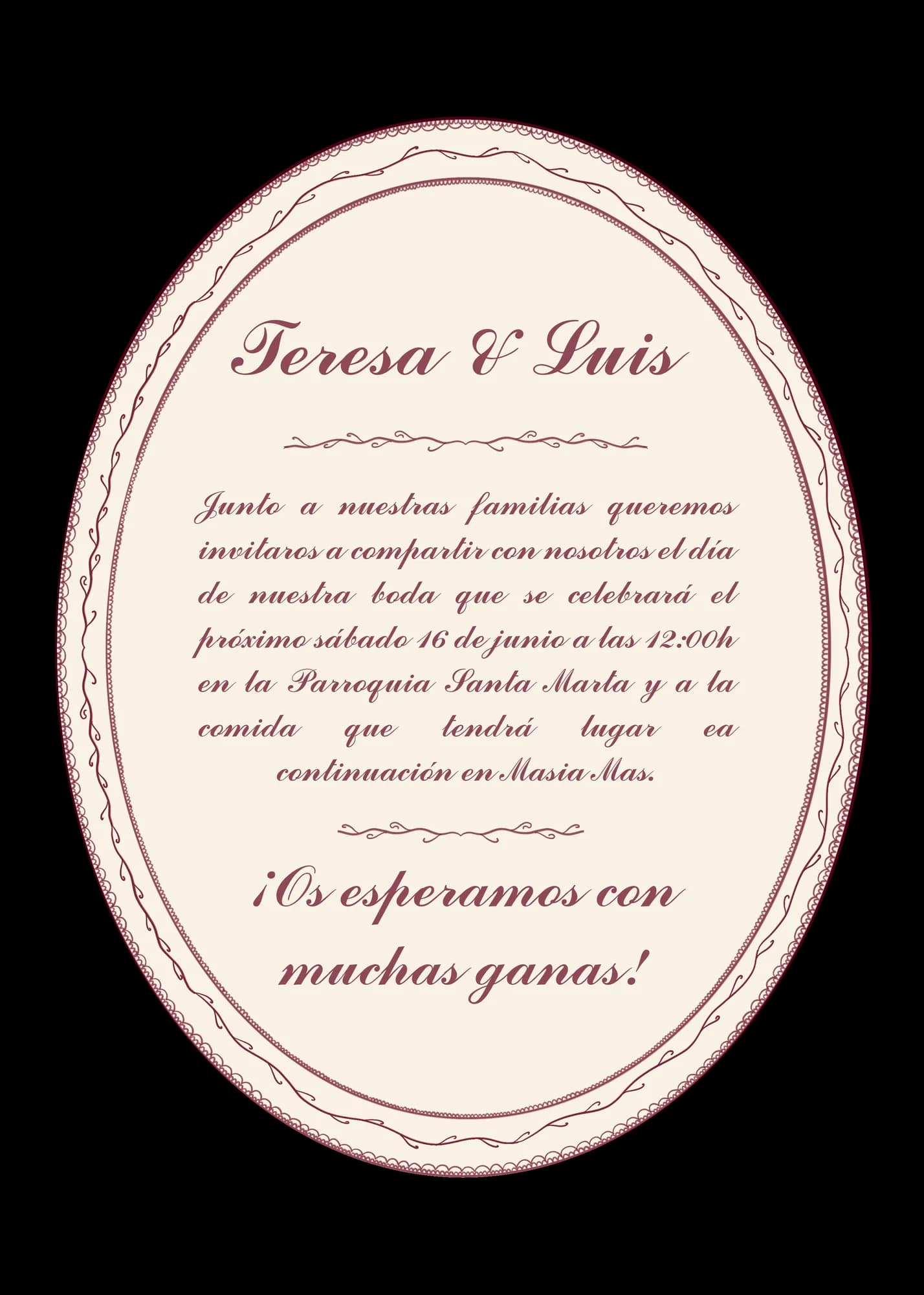 Invitación de Boda 2